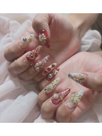 クリスマスネイル　2025.12