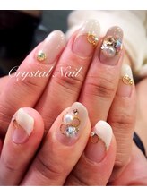 クリスタルネイル ボンベルタ橘店(CRYSTAL NAIL)/ビジューネイル