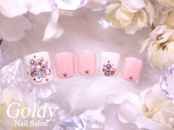 ネイルサロン ゴールディ(NAIL SALON GOLDY)/FOOT華やかコース