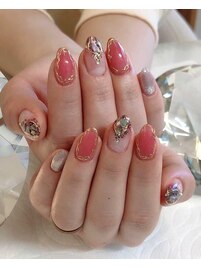 アクセサリーシェルネイル