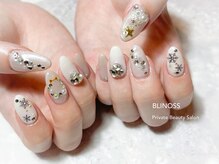 ブリノス(BLINOSS)/クリスマス☆ロングネイル