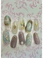 ネイルサロン ヴィヴィ(nail salon ViVi) 多色系のふんわりアートが得意です。お色の提案もお任せを。