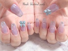 ノアブルーバードネイルズ(Noah' bluebird .nails)/可愛いリボンネイル