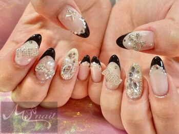 ミイネイル(Me nail)の写真/【韓国/ブランドパーツ多数】トレンドパーツの入荷が豊富☆トレンドアート叶えるオシャレなネイルを♪