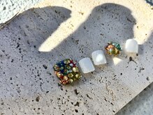 テテネイル(tete.nail)/フット　カラフルビジュー
