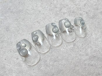 エストリブレ(estLivre)/水滴マグネットネイル