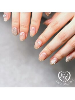 ネイル アメリーズ(NAiL.AMeRi-z)の写真/【毎日に彩をお届け♪】ジェルアート/３Dビジュー/その他種類豊富なストーンがつけ放題★オフ込み7980円～