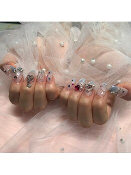 ソレイユボーテ(soleil bo-te)/お客様持ち込みネイル