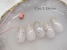 秋　シンプル　ラメグラ