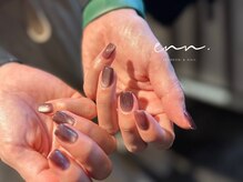 エン 中崎町(enn.)/大人ブラウン☆マグネットネイル