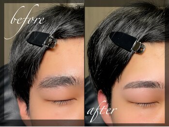 ミイン(miiin)/骨格に合わせたすっきりメンズ眉