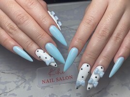 ドット/リボン/春/定額/チップ