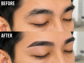 【メンズ眉毛/眉毛パーマ/アイブロウサロン】Men'sルール 四日市店の写真/近鉄四日市駅3分/メンズ眉毛専門★眉毛WAXスタイリング2980円/顔の印象を決める眉毛を整えてイメージUP！