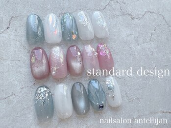 ネイルサロンアンテリジャン 大宮(Antellijan)の写真/“可愛い”が止まらない♪乙女心くすぐる!今っぽ可愛い春デザイン☆【定額スタンダードコース￥7980】