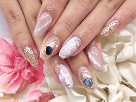 立和名/フラワーネイル