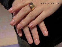 マリーネイルズ 青山店(MARIE NAILS)/☆8800円　ピンクパール 1228b