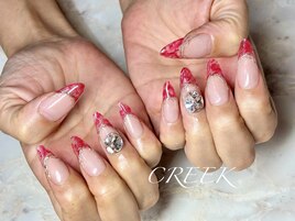 クリアフレンチマーブルスカルプ