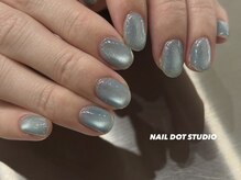 ネイルドットスタジオ 堺筋本町(NAIL DOT STUDIO)/水色マグネット