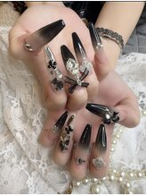 ローラネイル(Roller nail)/スカルプストーン乗せ放題¥12500