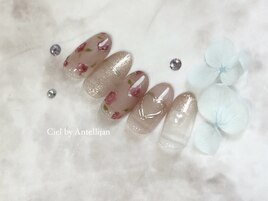 ガーリー薔薇トレンドデザイン