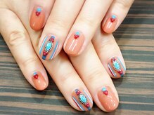 ビービーネイル(BB)/テラコッタでアートネイル