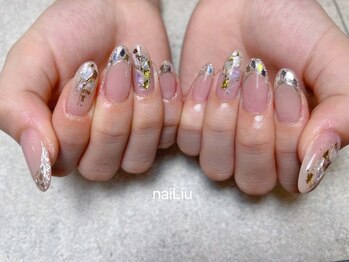 ネイリュー(naiLiu)/ガラスフレンチ