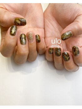 ウロネイルズ(ulo nails)/辰年ニュアンスと水引アート