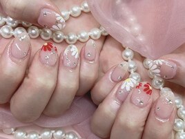 お花ネイル