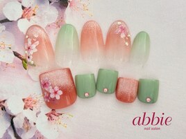 【桜ネイルフット2024】¥11253