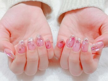 コフレ カケル ポルテ269 富雄(coffret×PORTE269)/ハートホロネイル