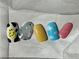 定額デザインC/ポップネイル