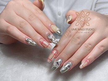ウメネイルスタジオ(UME NAIL STUDIO)/題長さだしやり放題×つけ放