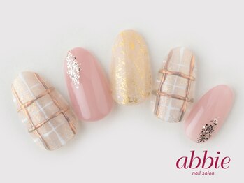 ネイルサロン アビー グランデュオ蒲田店(abbie)/ぷっくりチェック　￥12650