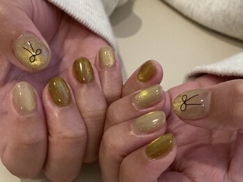 アルナイズネイル(Arnaiz nail)/マグネット×ワイヤーリボン