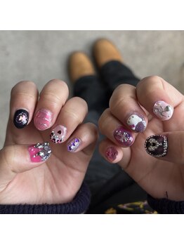 Black×pink×purple/¥6500