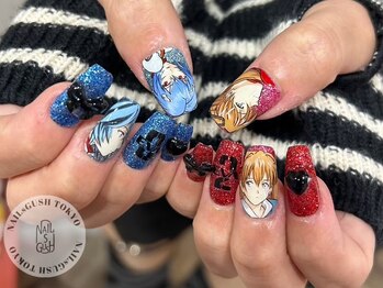 ネイルズガッシュ 溝の口店(NAILs GUSH)/痛ネイル/推しネイル/キャラ