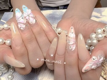 モアネイル 新宿/秋花ネイル/持ち込み/新宿