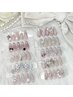 チップ長さだし10本+選べるデザイン◎【75分】定額メニュー　¥14800
