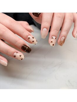 エンズネイル(O’s nail)/バレンタインネイル