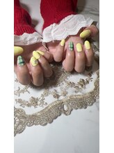 プルメリアドット(Plumeria.)/春パステルネイル