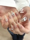 薔薇バラ　リボン　ガーリー韓国