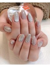 ローズ56(Rose56)/シンプルマグネットネイル