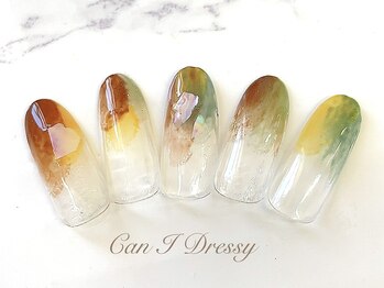 塗りかけネイル￥7000