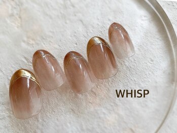 ウィスプ(WHISP)/透明感ニュアンスフレンチネイル