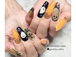 【スカルプ】ハロウィンネイル