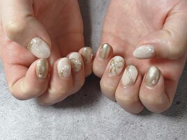 【パラジェル】リボンネイル