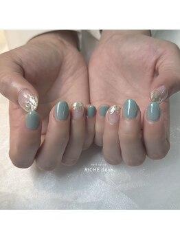 リッシュ ドゥ(RICHE deux)/シェル×ライトティールネイル