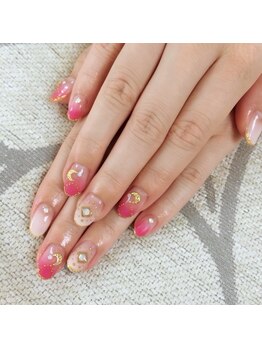 エムアイネイル(MI nail)/ジェルアートつけ放題￥8200