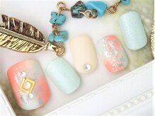 ネイルズガッシュ 大森駅前店(NAILs GUSH)/＊ヒッピー・タイダイフット＊