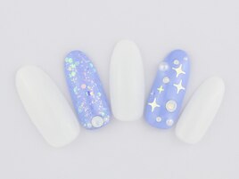 冬のキラキラネイル